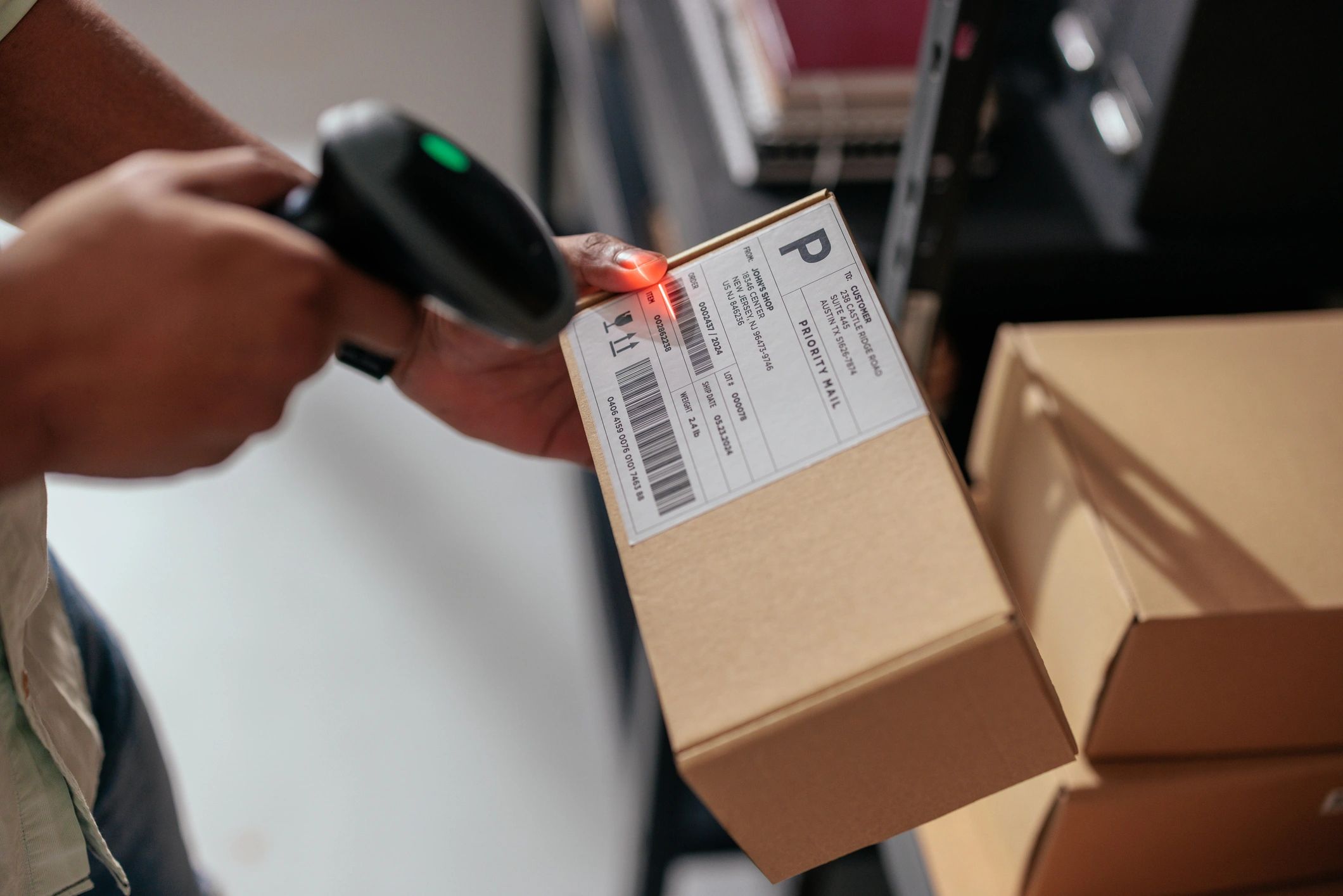 Barcode and POS systems in use